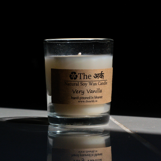 Very Vanilla Scented Shot Glass Candle