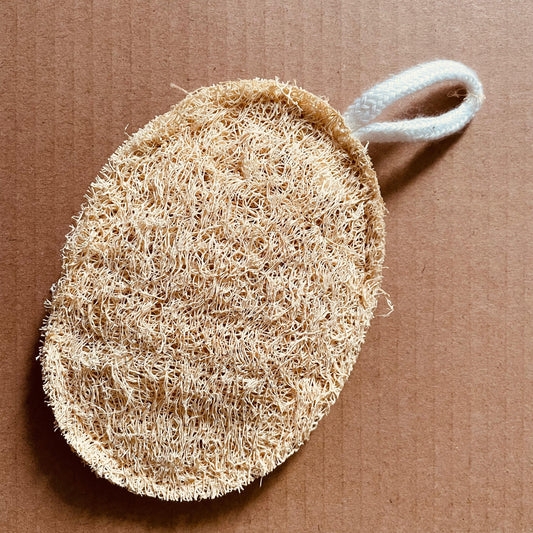 Oval shape Natural loofah